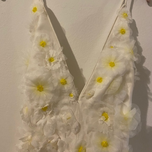 Zimmerman Matchmaker Linen-Silk Minidress - Picture 6 of 8